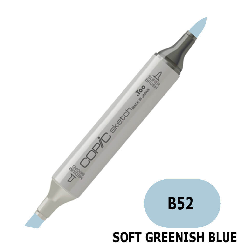 Sketch Marker Soft Greenish Blue