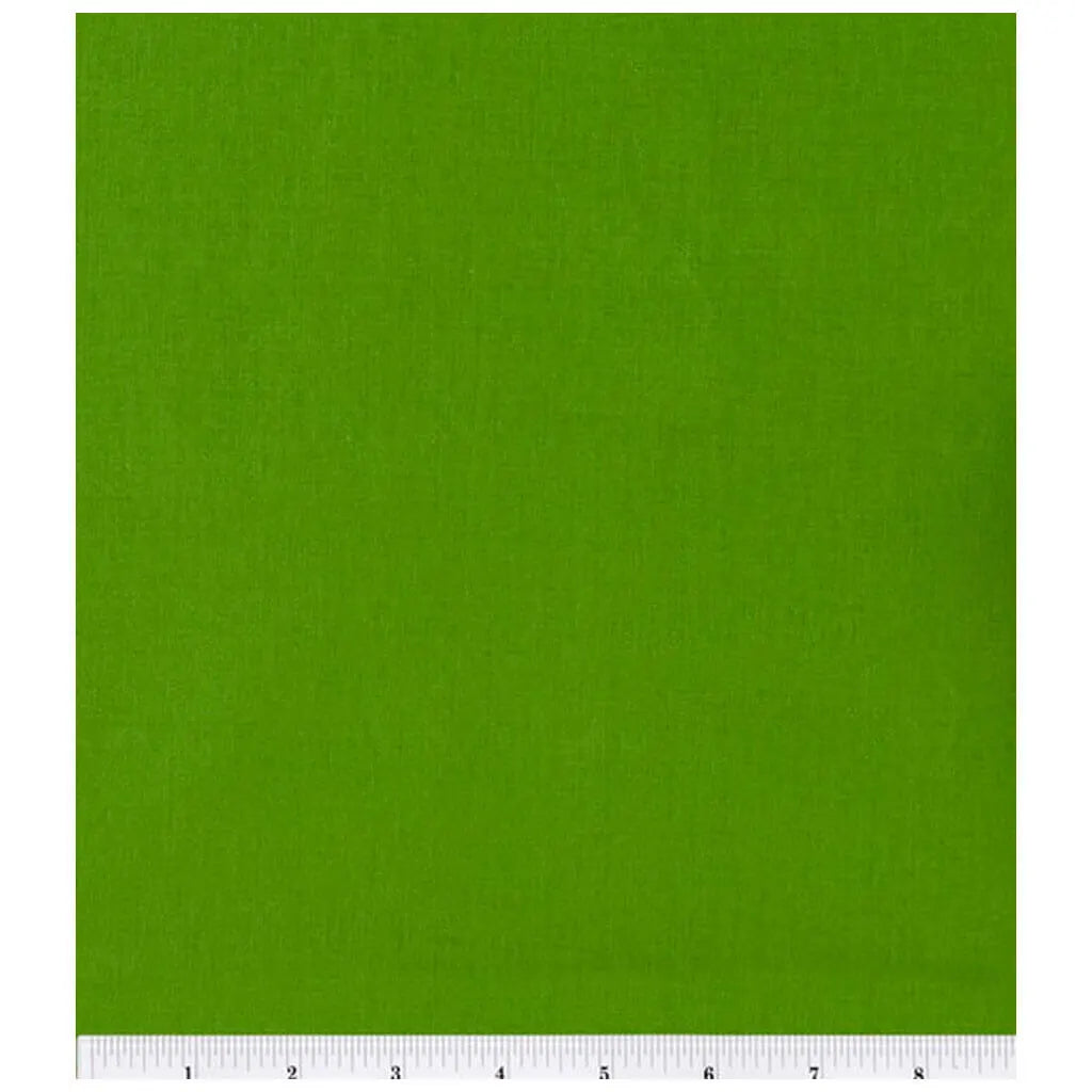 Kona Quilt Cotton Fabric Solids Grass Green