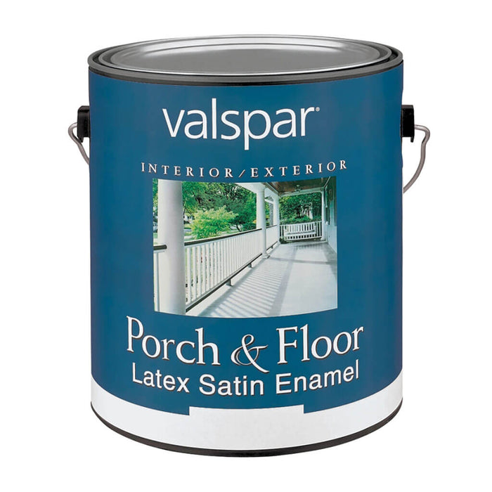 Valspar Latex Porch and Floor Paint, Satin, Clear, 1 gal