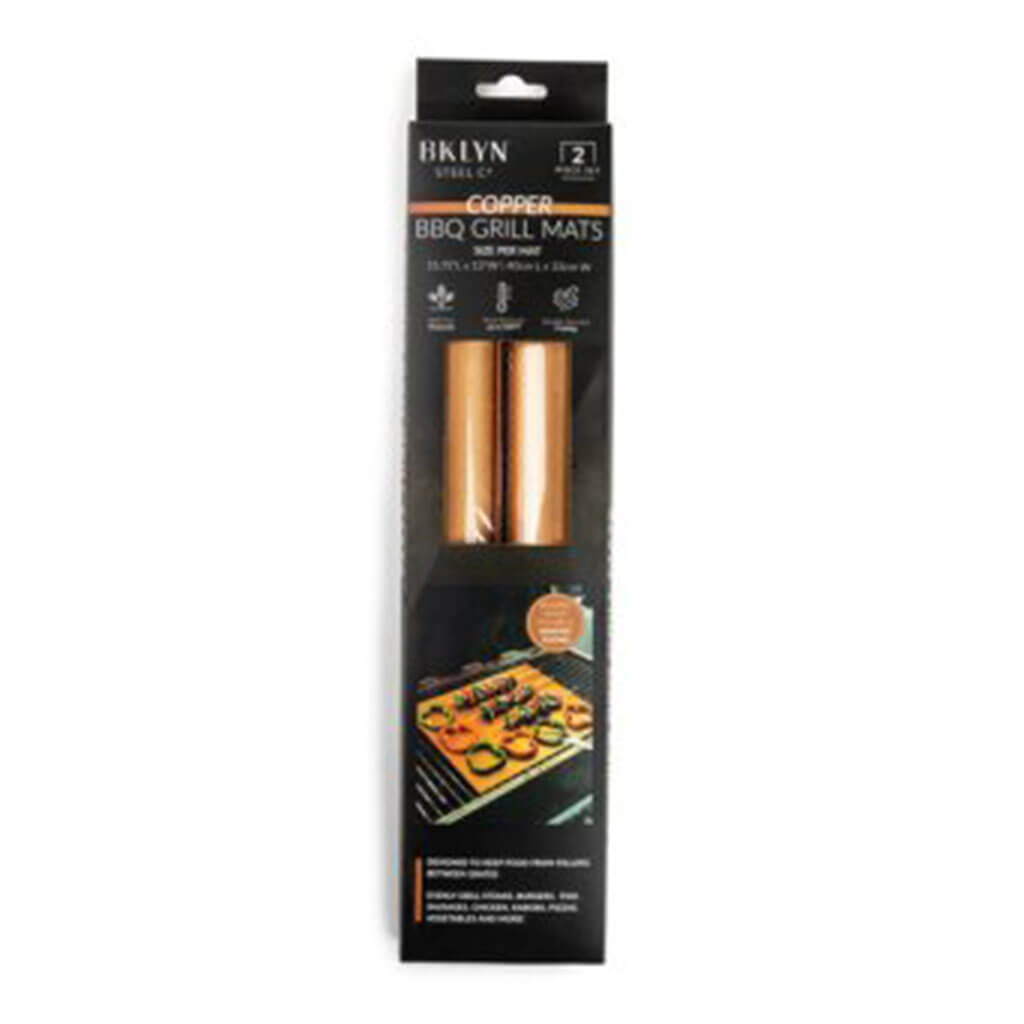 Grill &amp; Bake Mats Copper, 2pk