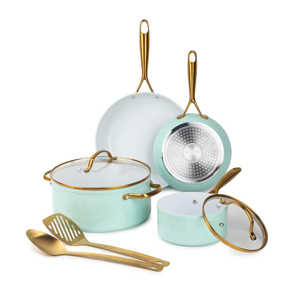 Supernova Cookware Set 8pc, Mint