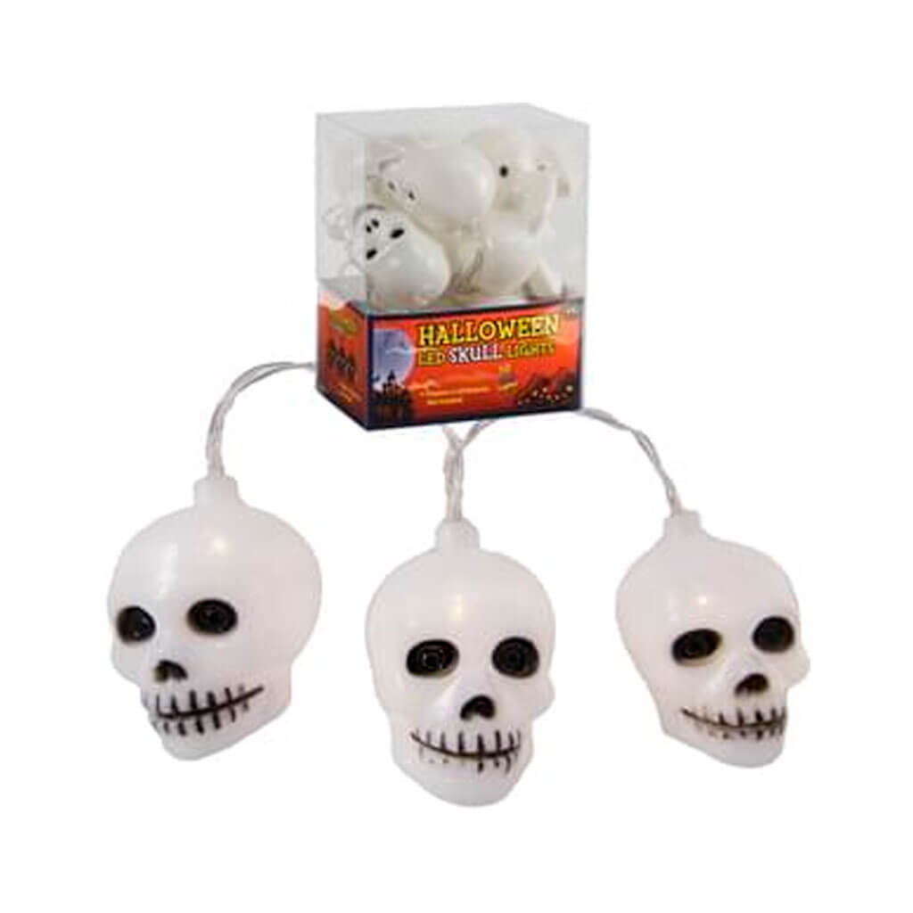 White Skeleton String Light