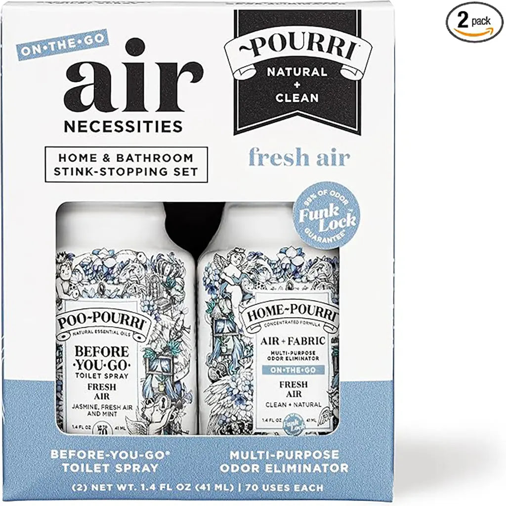 Poo Pourri Toilet/Bathroom Spray Kit 1.4oz, 2pk