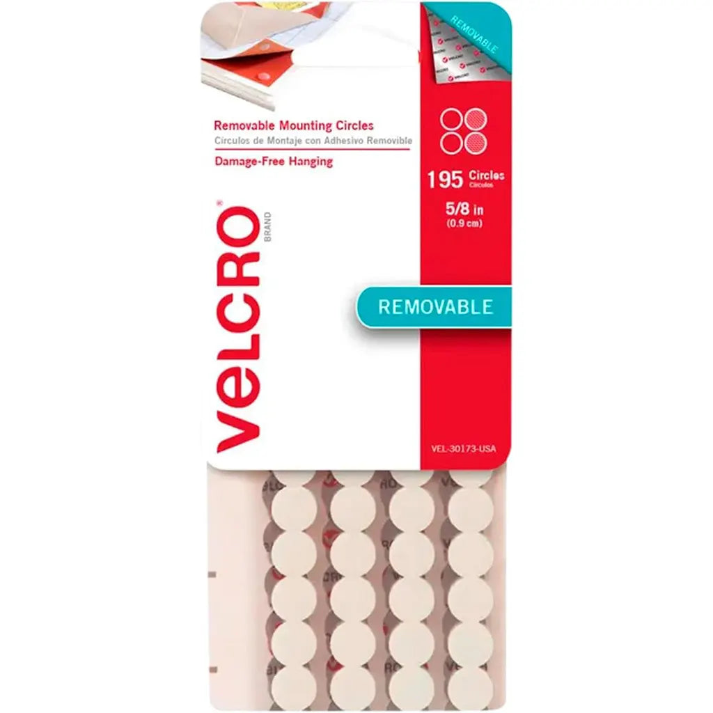 Removable Mounting Tape, Circle 5/8in