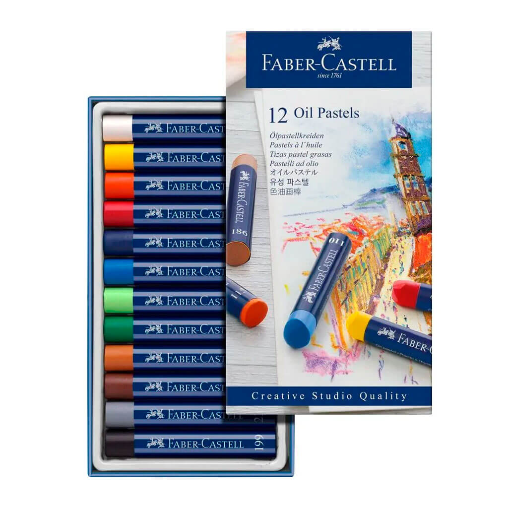 Oil Pastel Assorted Colors Set of 12