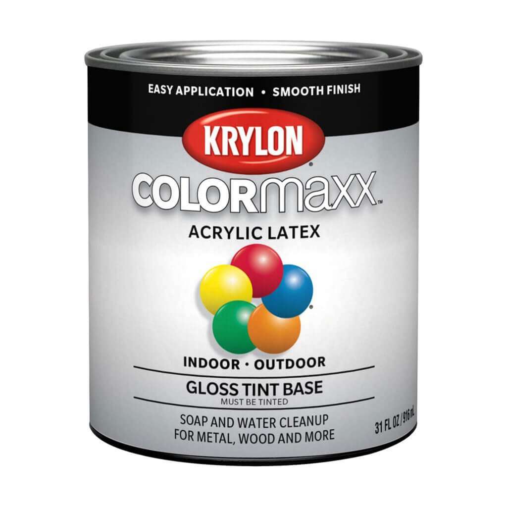 Krylon Colormaxx Paint, Gloss, 1qt