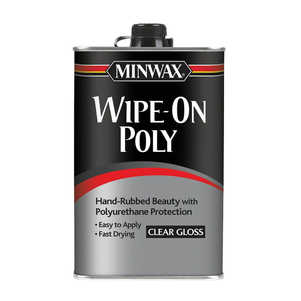 Minwax Wipe-On Polyurethane Gloss Liquid Clear, 1pt