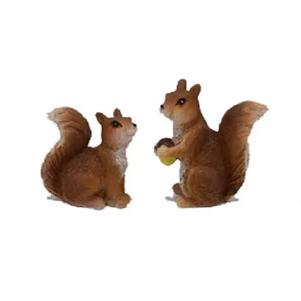 Touch of Nature 2.5in Miniature Squirrels, 2pcs