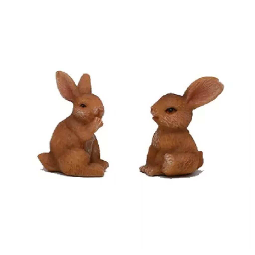 Touch of Nature 2in Miniature Bunnies, 2pcs