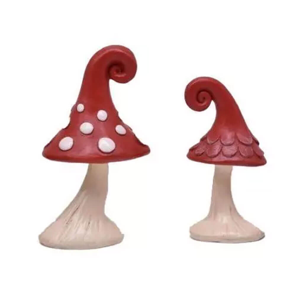 Touch of Nature 3in Miniature Mushrooms, 2pcs