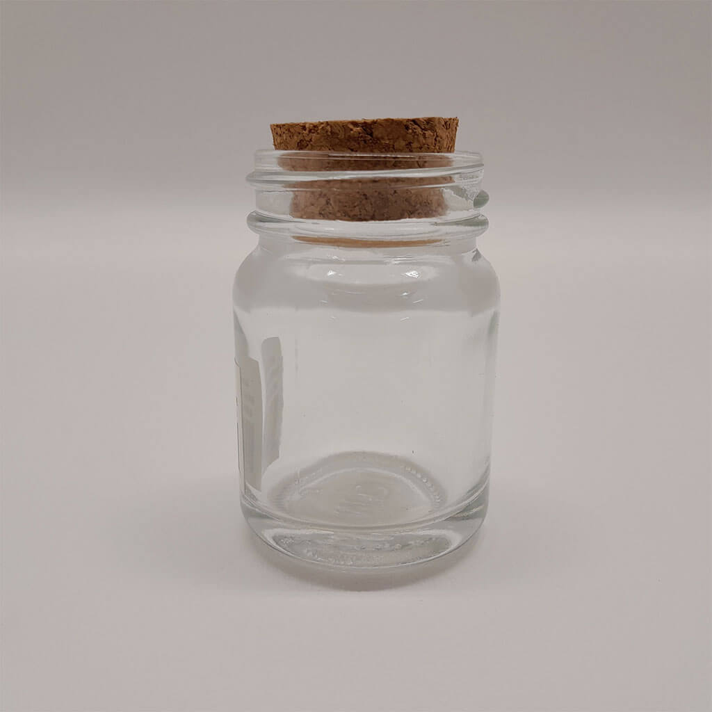 Touch of Nature Mini Glass Cylinder Bottle with Cork 50ML 2.75in, 1pc