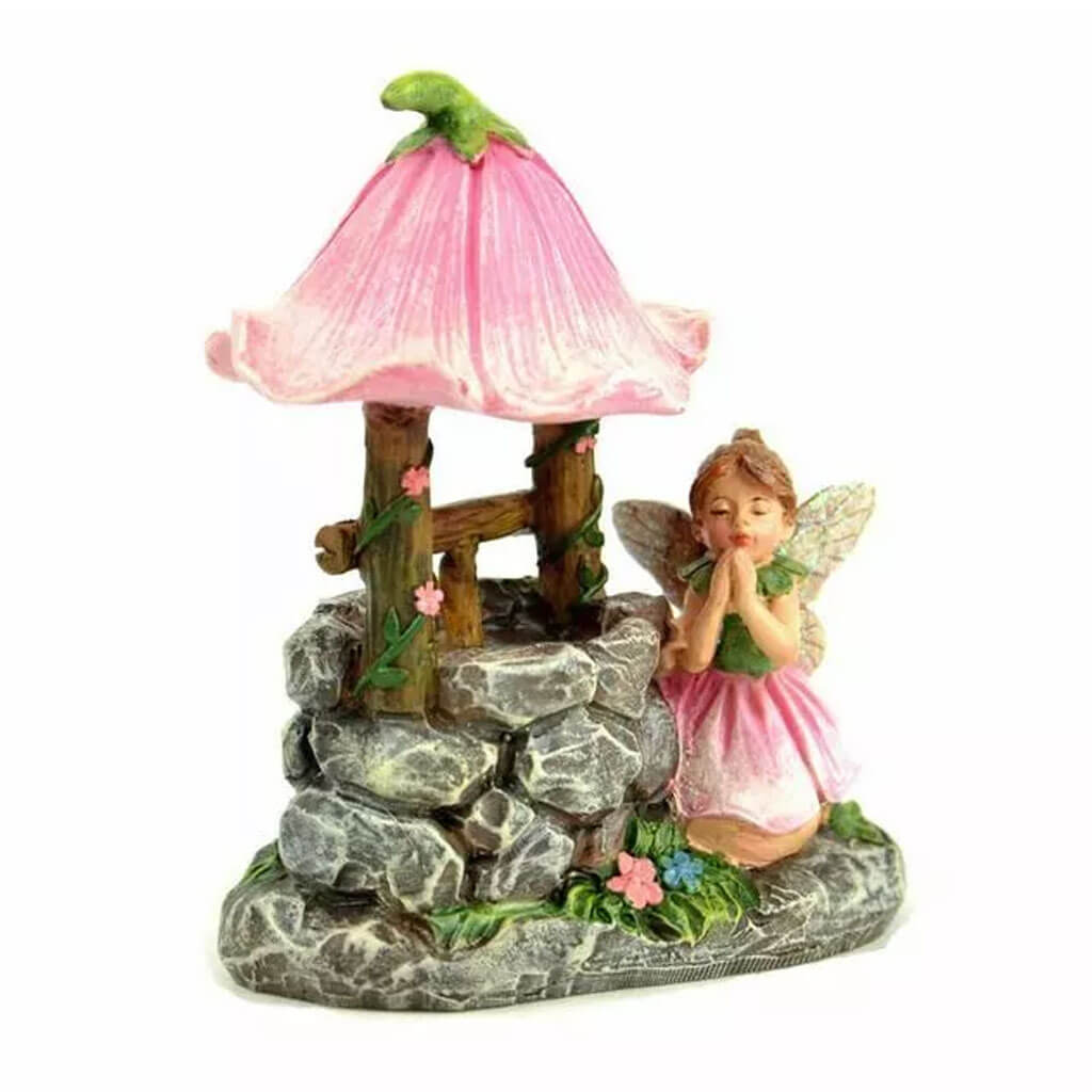 Touch of Nature 4in x 3.5in Fairy Garden Wishing Well 1pc