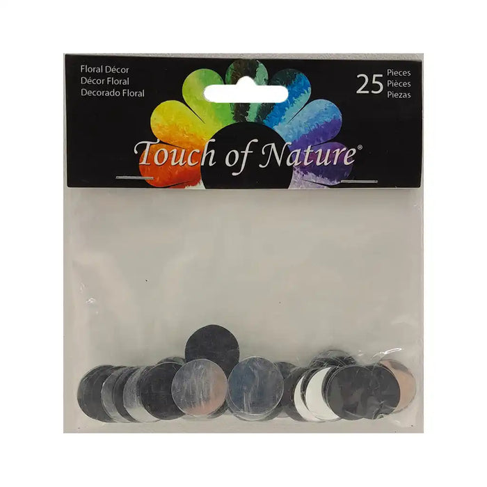 Touch of Nature 0.75in Round Mirror, 25pc