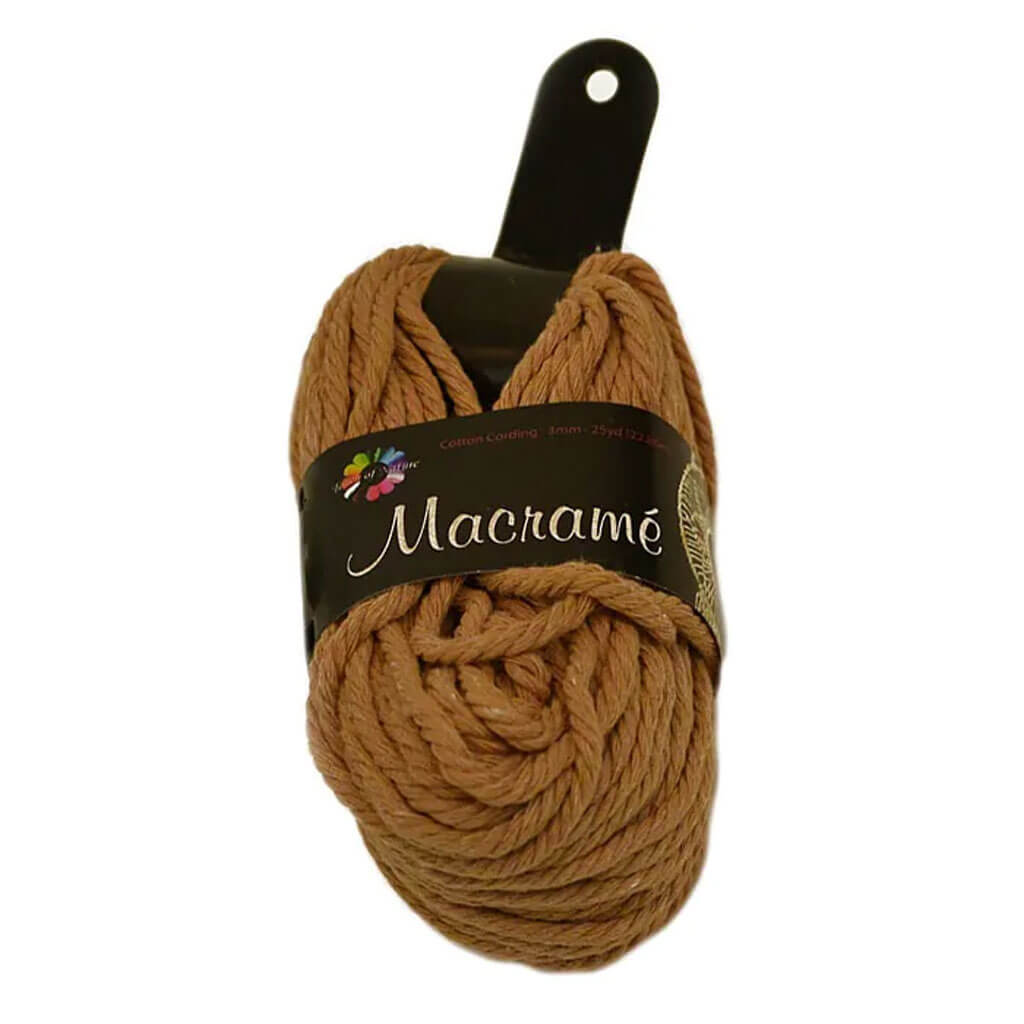 Touch of Nature 25 yards 3mm Latte Cotton Cording