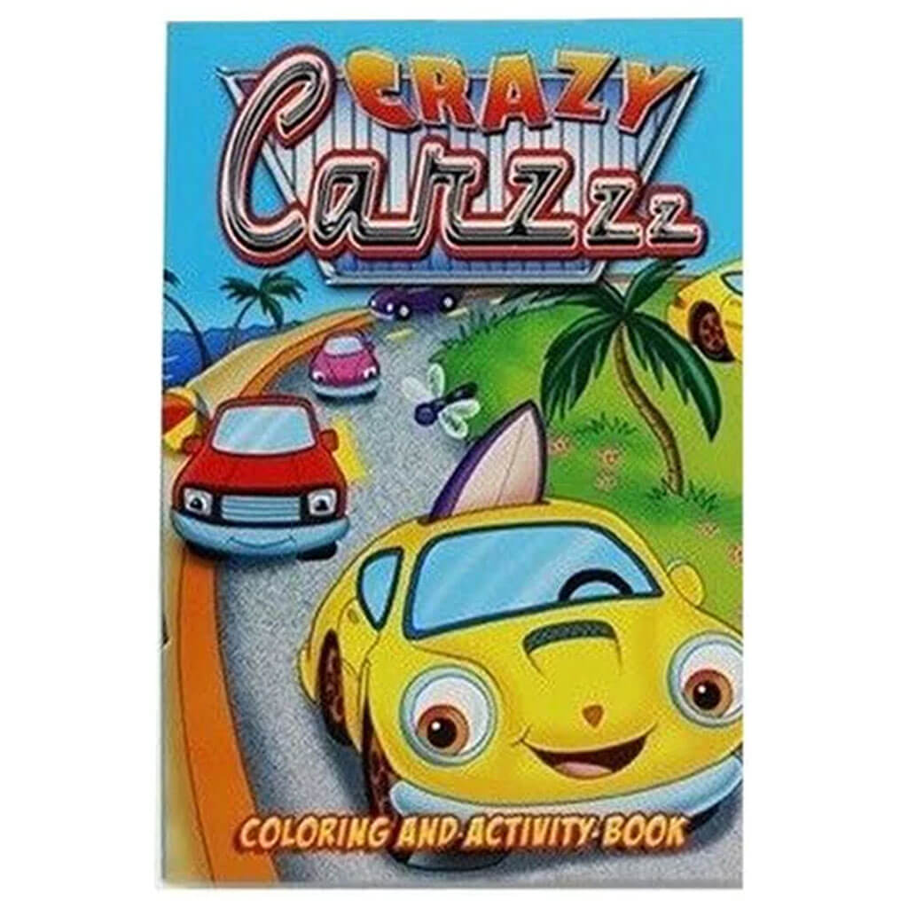 JUMBO CRAZY CARZZZ Coloring & Activity Books