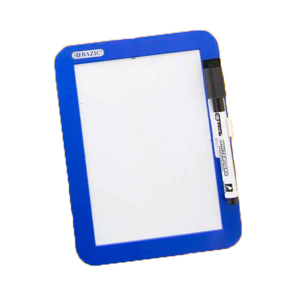 Bazic Locker Magnetic Dry Erase Board with Marker 5in x 7in