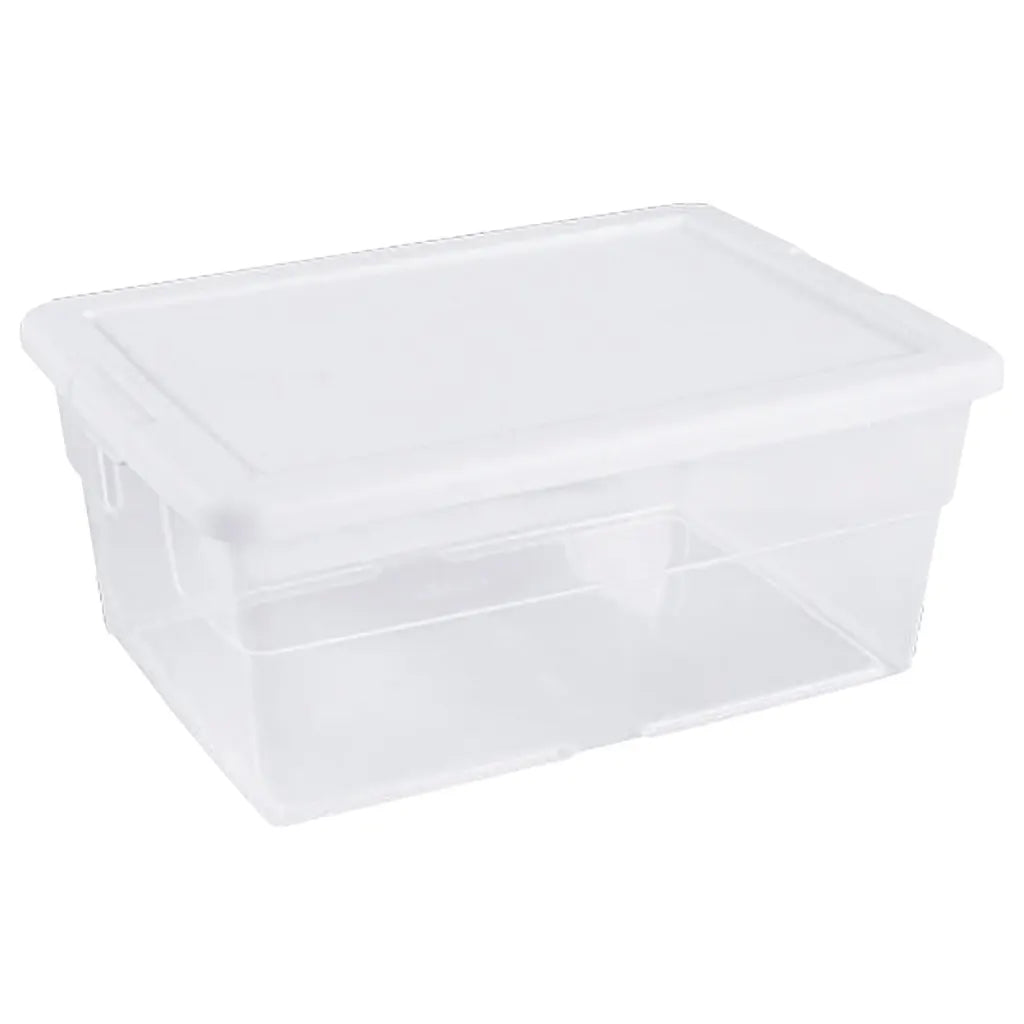Sterilite Storage Box, 16qt White