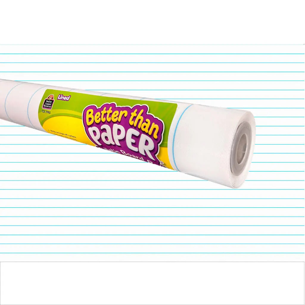 Better Than Paper Bulletin Board Roll 4ft x 12ft Lined 