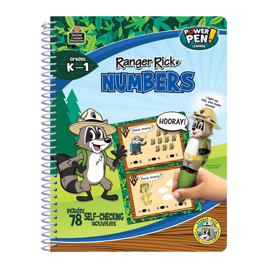 Ranger Rick Power Pen Learning Book: Numbers