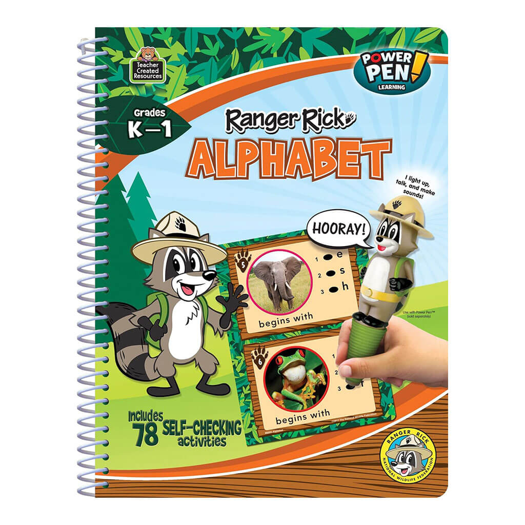 Ranger Rick Power Pen Learning Book: Alphabet