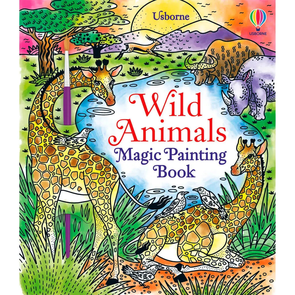 Wild Animals Magic Painting Book