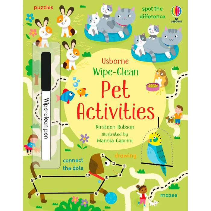 Wipe-Clean Pet Activities