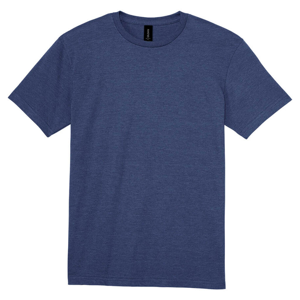 Gildan Adult Softstyle Cotton Blend Tee Small Navy Mist