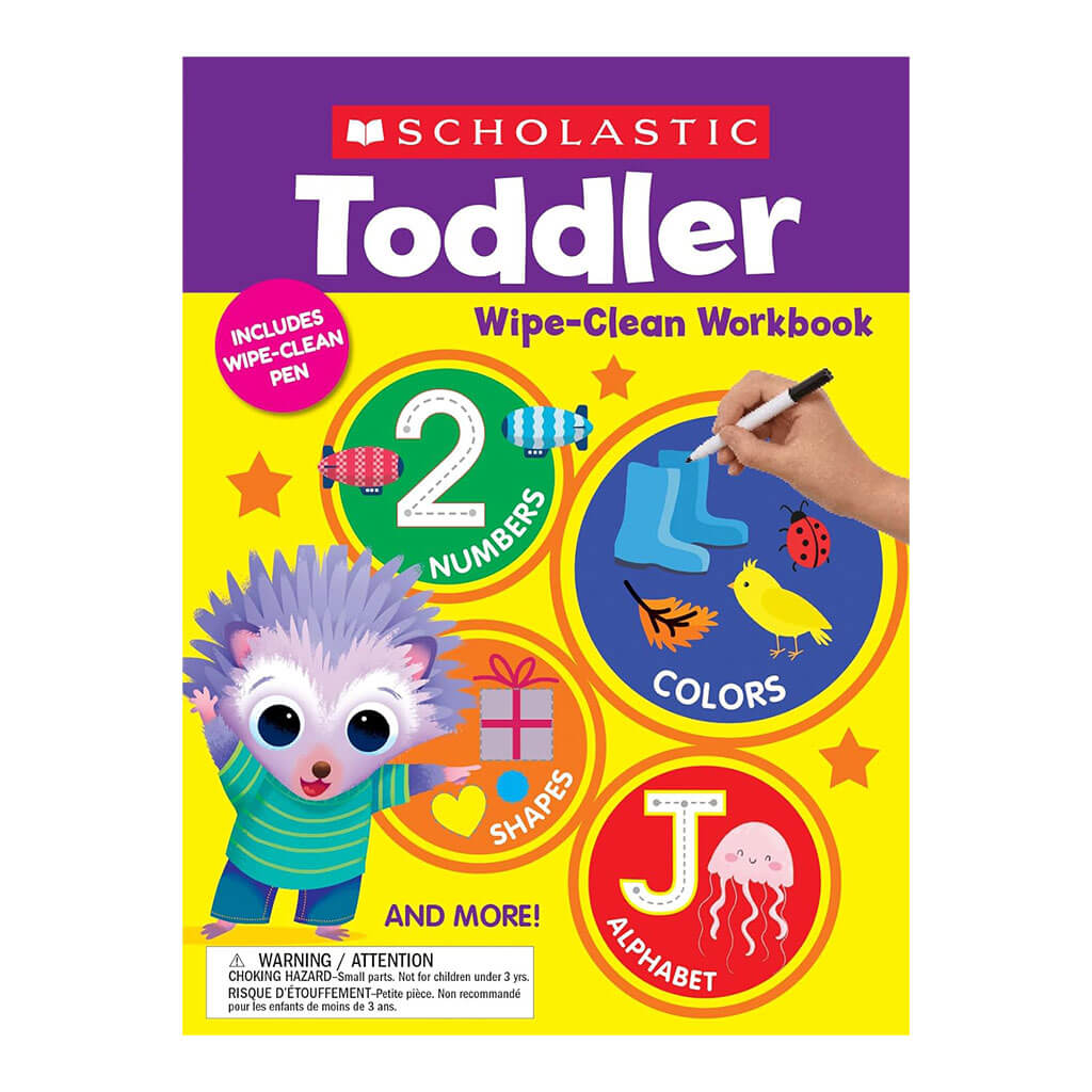 Scholastic Toddler Wipe Clean Workbook