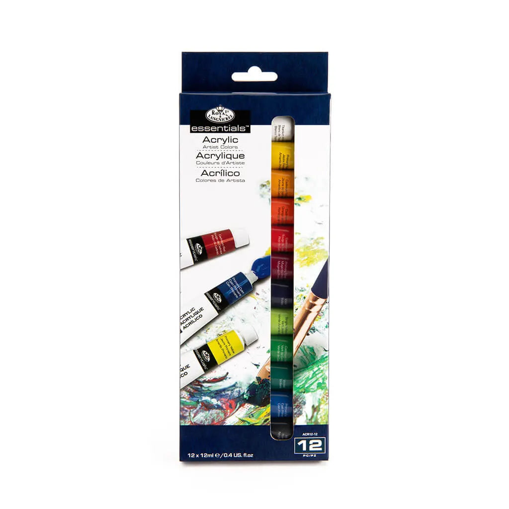 Royal &amp; Langnickel Essentials Watercolor Tubes - Set of 12, 12 ml