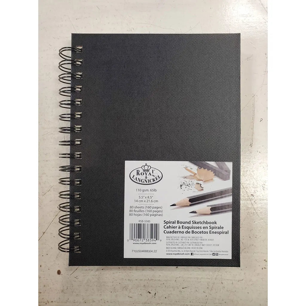 Spiral Hardcover Artist Sketchbook 5.5in x 8.5in
