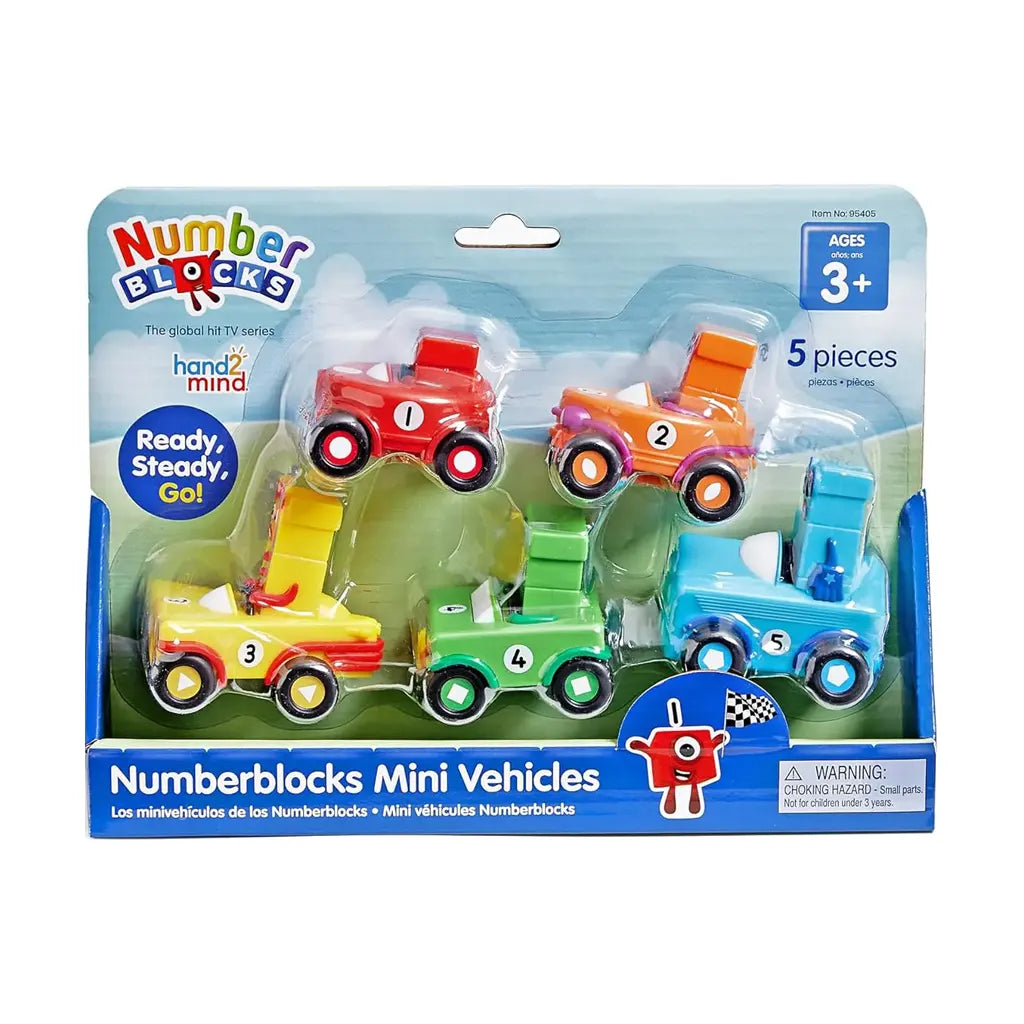 Numberblocks Mini Vehicles, Set of 5