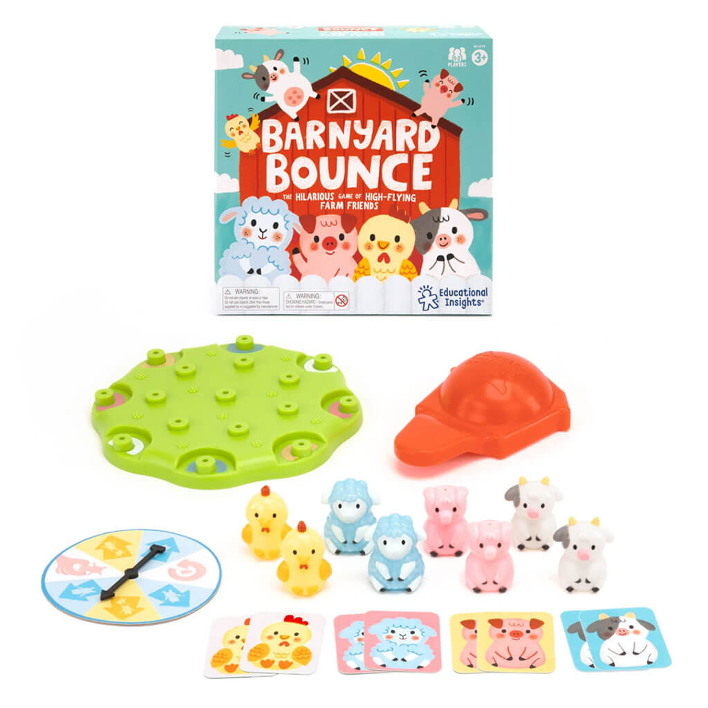 Matching Game with Air Launcher Mechanism Barnyard Bounce Game