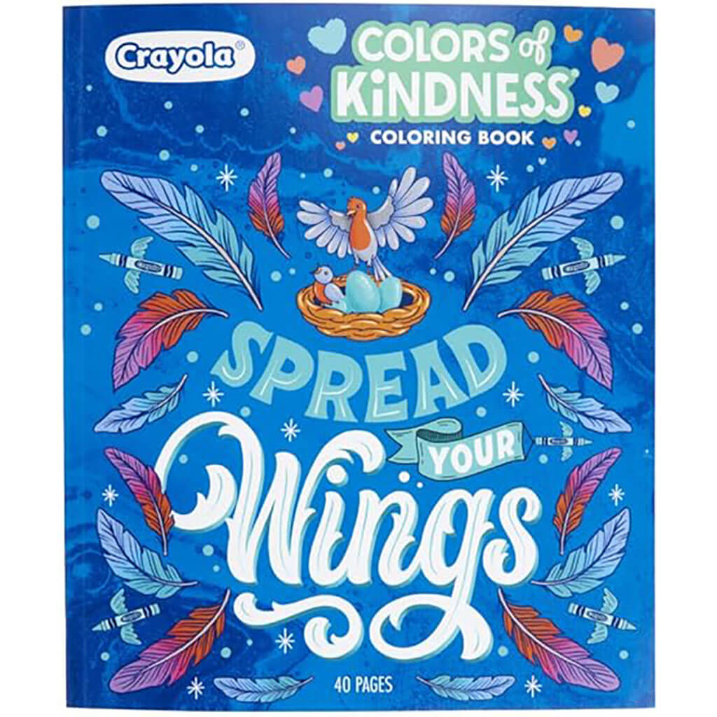 40-Page Coloring Book, Colors of Kindness