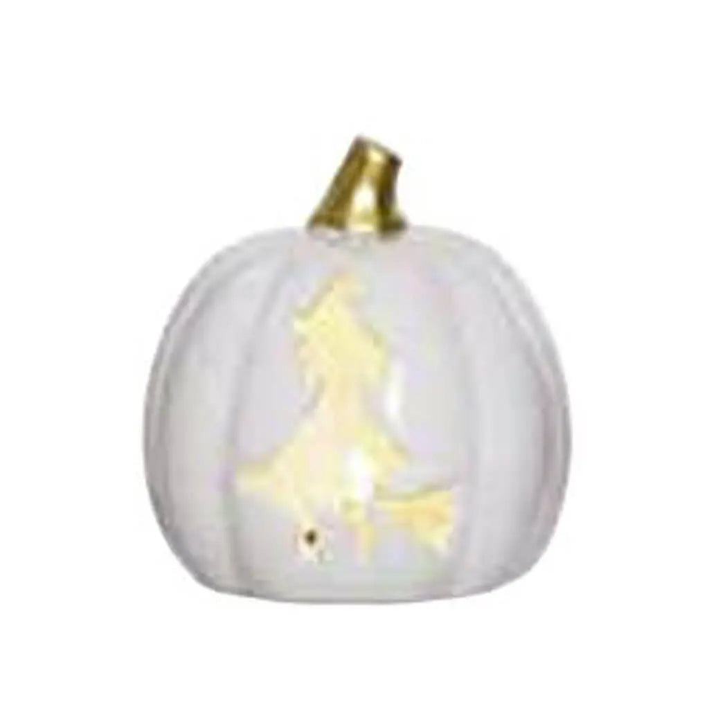 Light Up Witch Cut Out Pumpkin