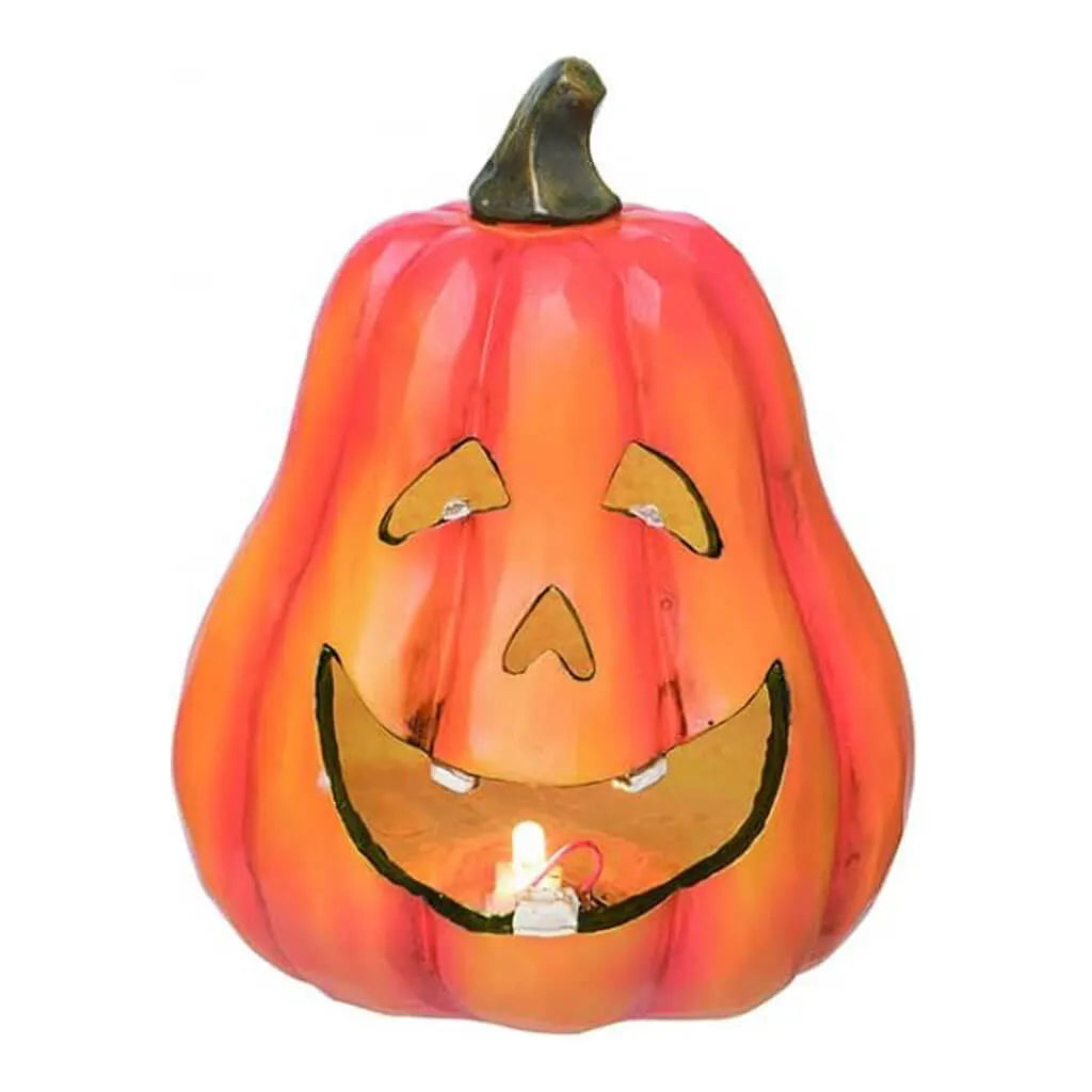 Resin Light Up Jack-O-Lantern