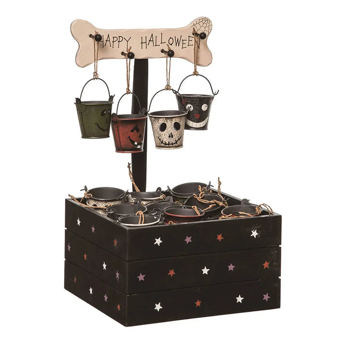 Metal Spooky Mini Buckets