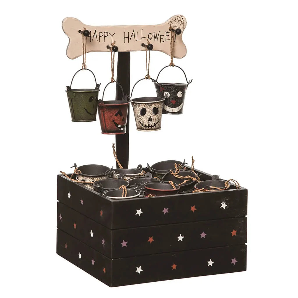 Metal Spooky Mini Buckets
