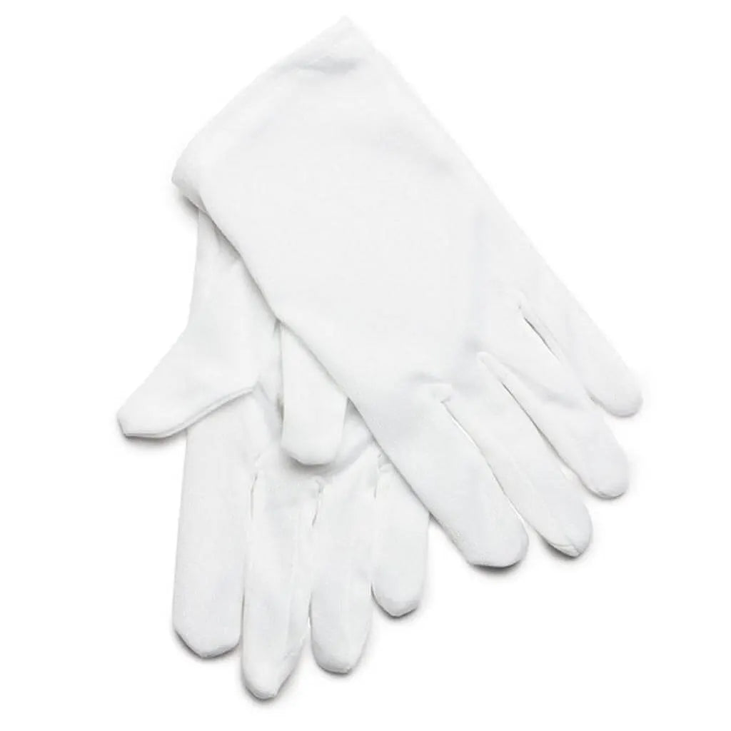Poly White Childs Glove, 8in