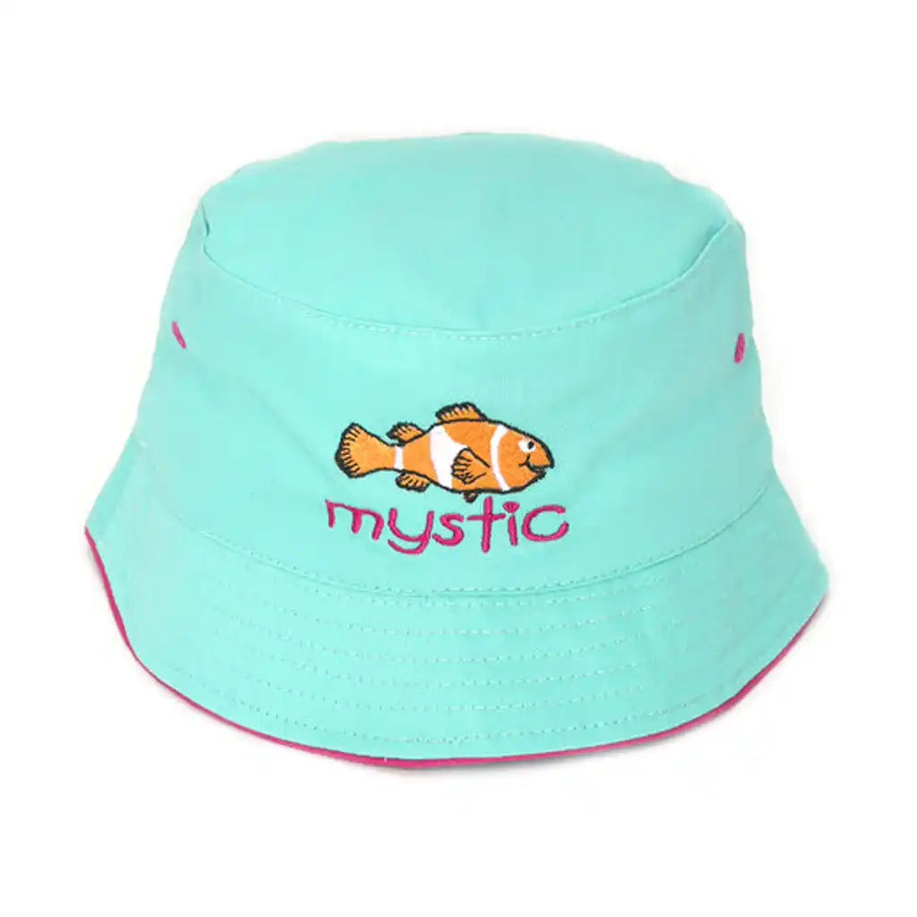Child Girls Cotton Bucket Turquoise