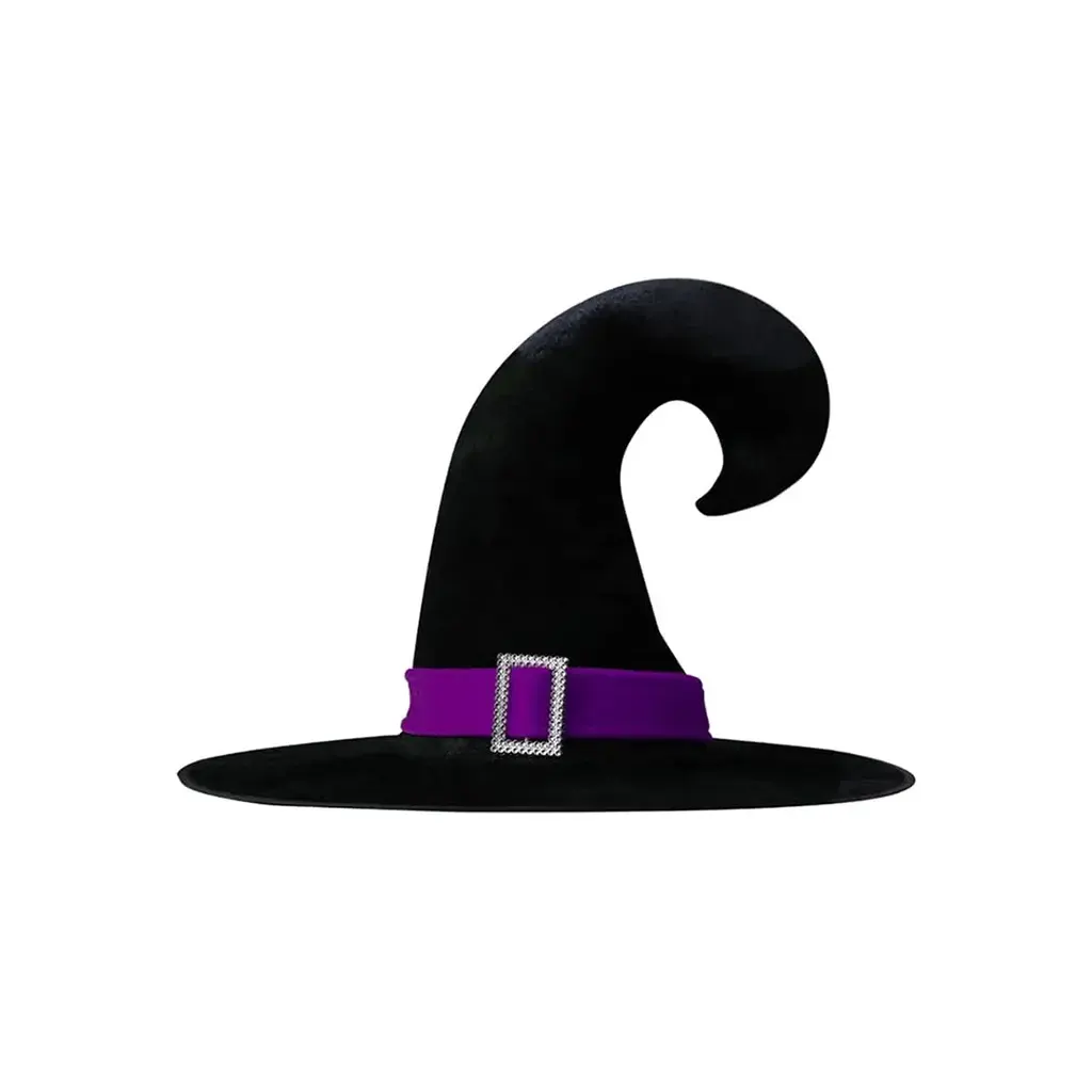 Witch Hat With Purple Band