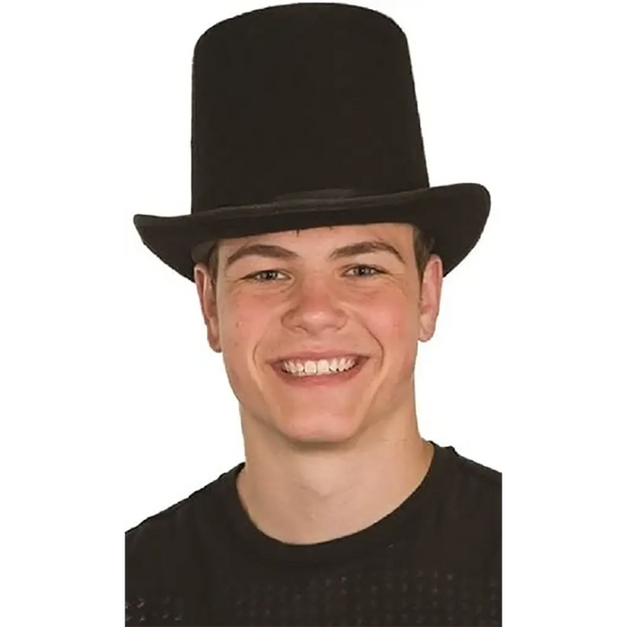 Black Felt Top Hat