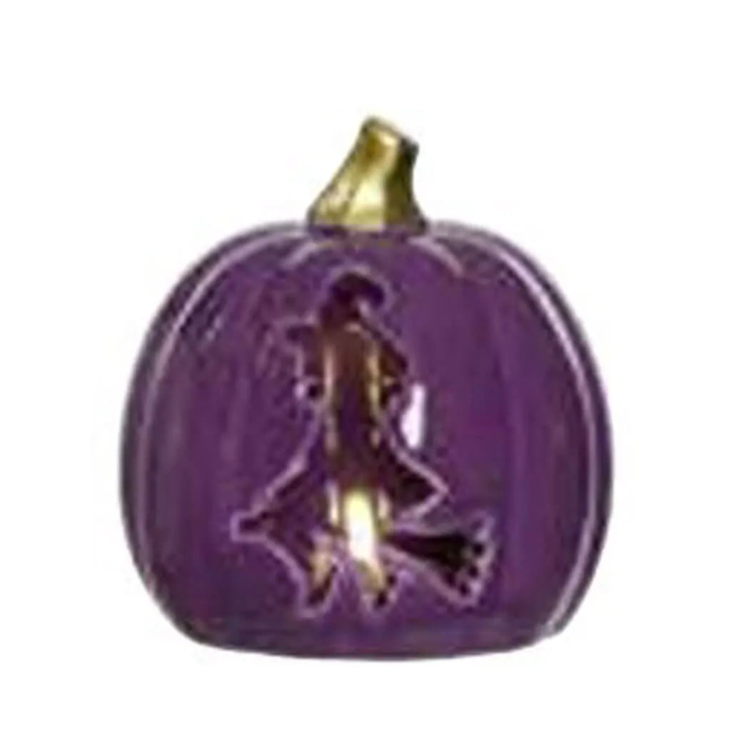 Light Up Witch Cut Out Pumpkin