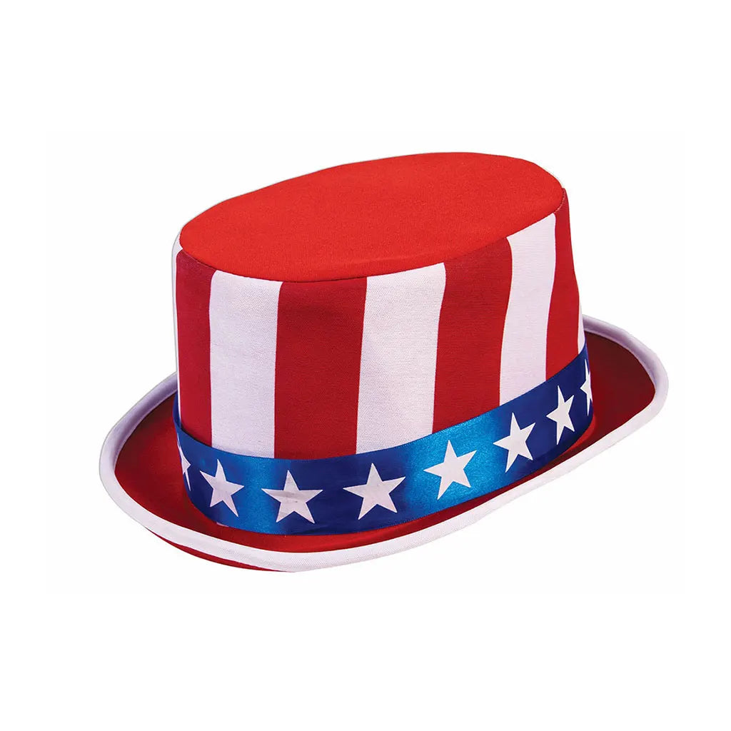 Red/White/Blue Patriotic Top Hat