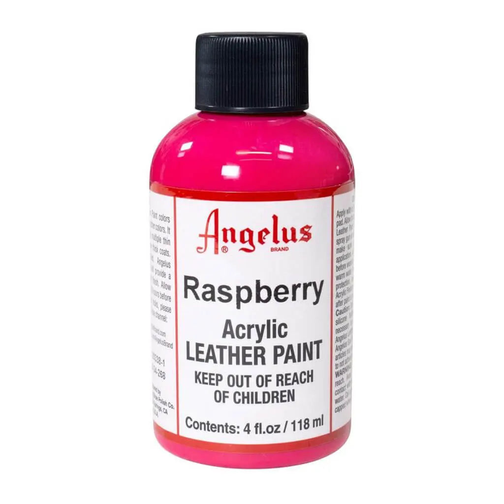 Angelus Acrylic Leather Paint 4oz Raspberry