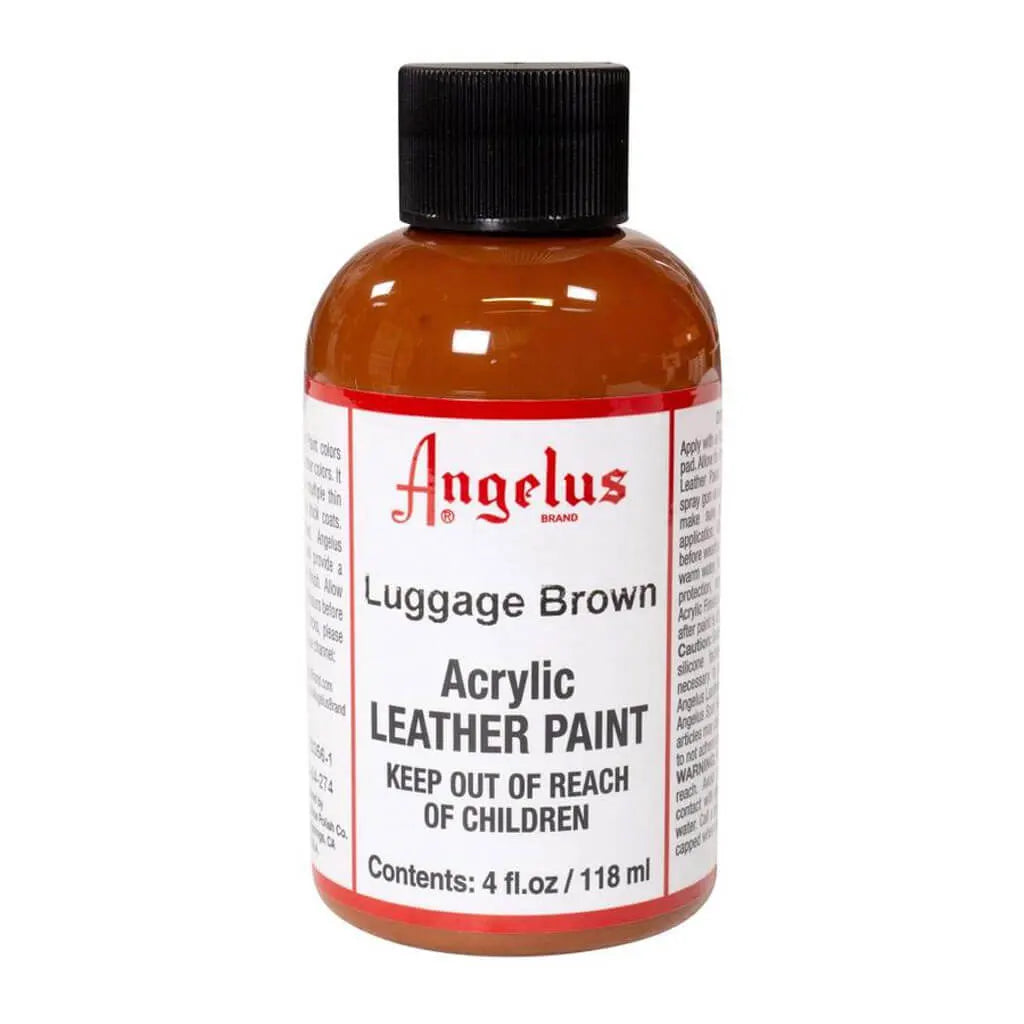 Angelus Acrylic Leather Paint 4oz Luggage Brown