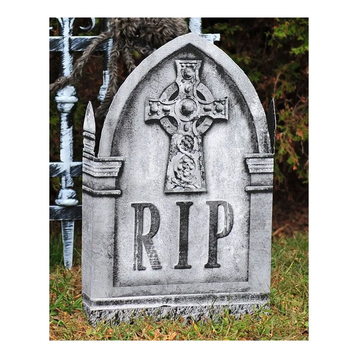 Folding Stone Tombstone 22in