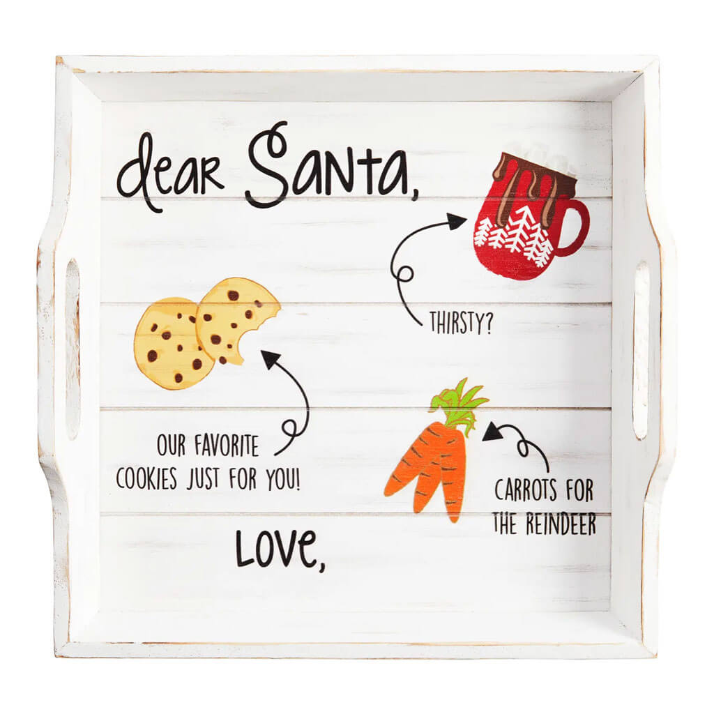 Santa Cookie Tray