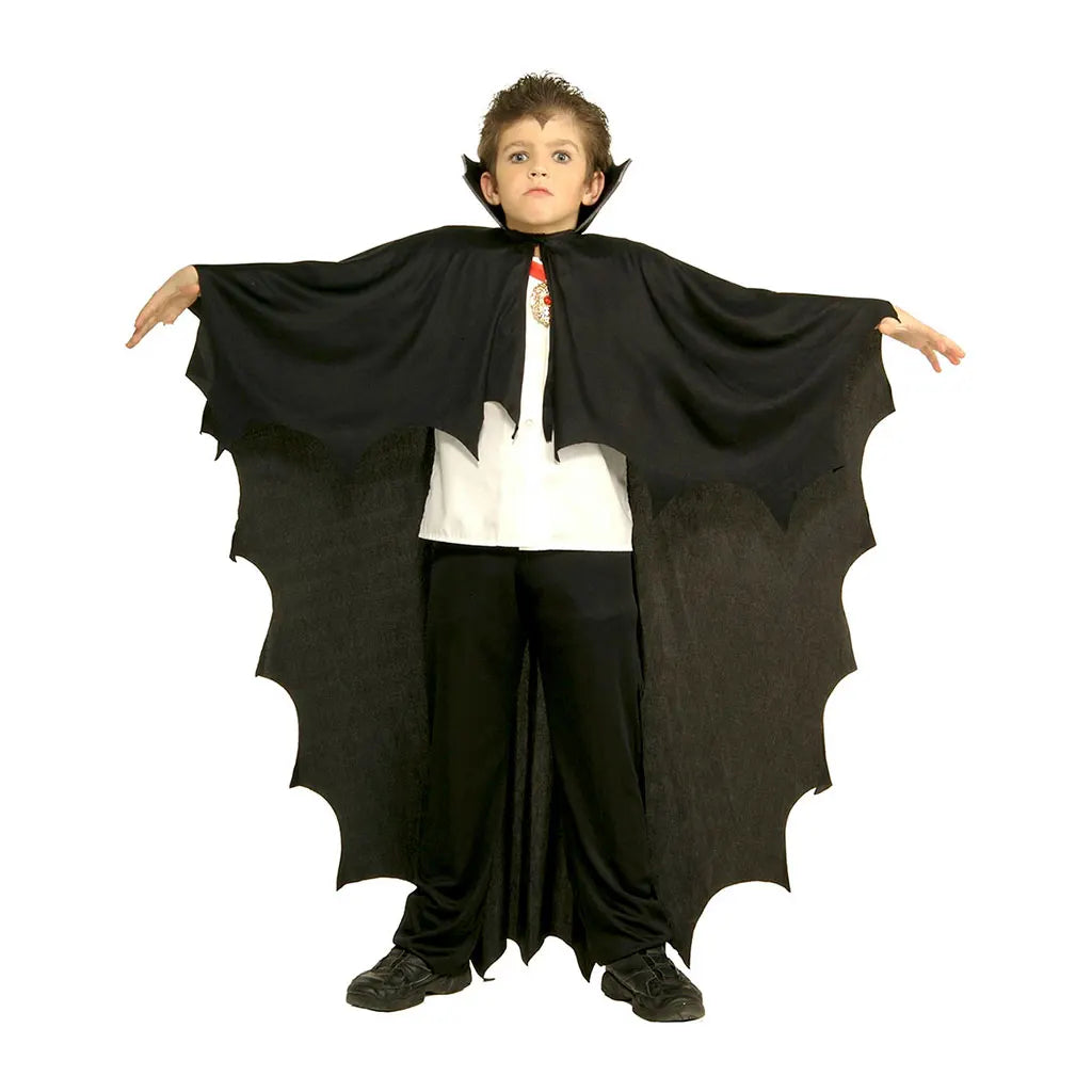 Black Fabric Vampire Cape