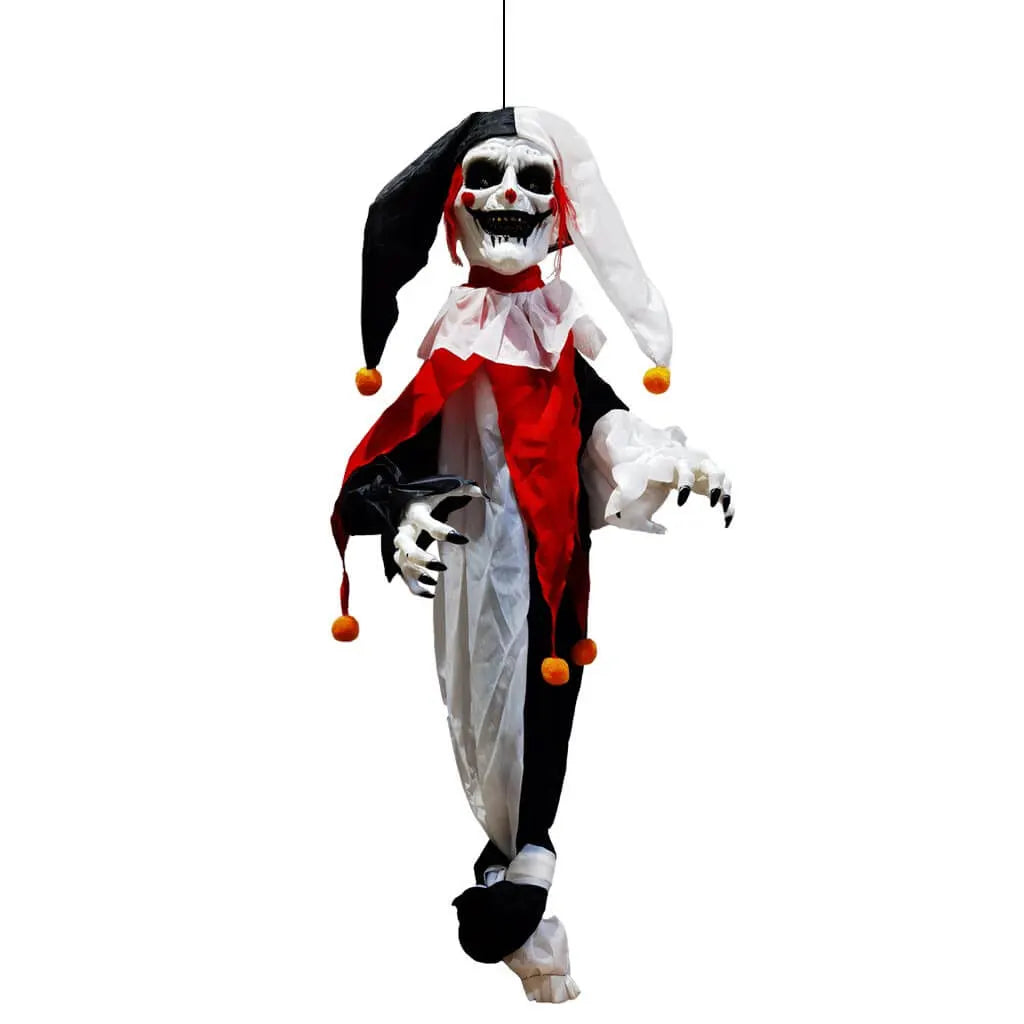 Hanging Animated Clown, 67in
