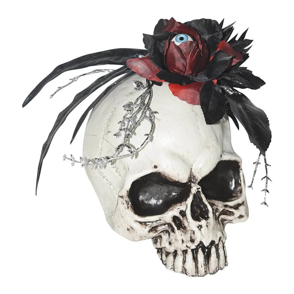 Skull Centerpiece, 9in